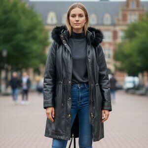 Genuine lambskin Size L jacket (A1)